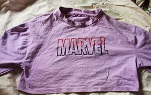 3 Trendy Crop Top Combo – Marvel Graphic Tee, Pink