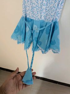 Baby Girl Frock🩵🤍