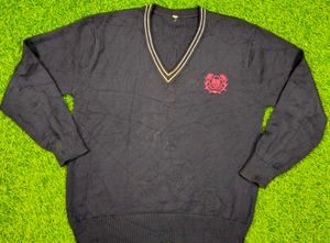 Stylish Black V-Neck Sweater