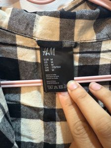 Plaid Flannel Sleep Shirt H&amp;M