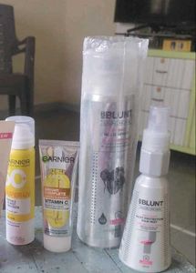 Garnier & BBlunt Skincare & Haircare Bundle