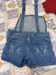 Denim Short Overalls