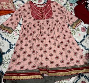 Floral Print Kurta