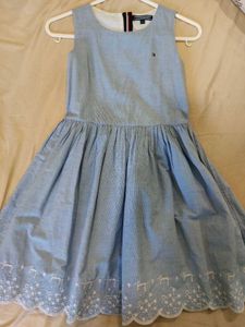 Blue Cotton Tommy Hilfiger Dress