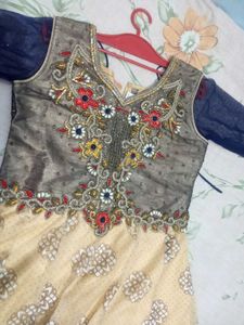 Embroidered Formal Dress