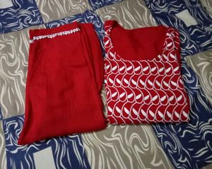 Elegant Embroidered Kurta Pant Coord Set