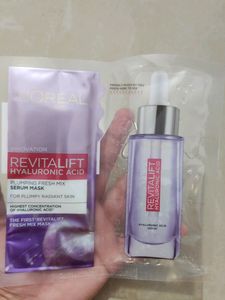 Combo Of T.A.C Kajal And  Loreal Paris Sheetmask