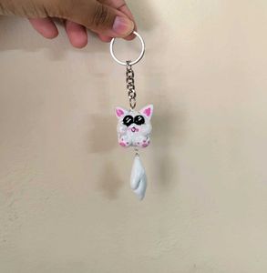 😎Gojo Cat Keychain 🤍🖤