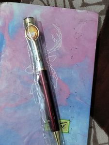 Blue Ballponit Pen With Sai baba photo