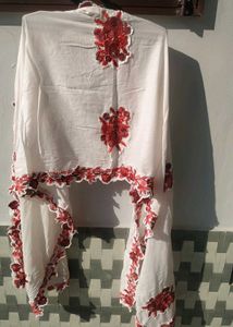 Anarkali dress with leggings and dupatta