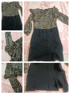 Chic Animal Print Dress