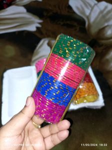 Glass Velvet Bangles