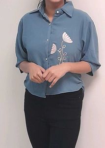 Floral Embroidered Top