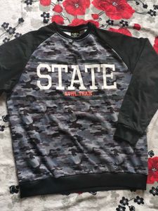 Camouflage Print Sweatshirt