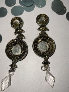 Blue Colorful Gemstone Earrings For Festival