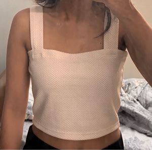 White Crop Top