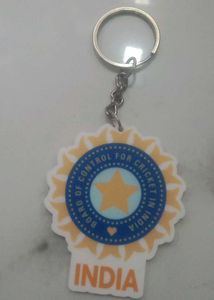 India Cricket Keychain