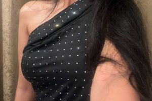 H&amp;M One Shoulder Bodycon With  Embellished Stones