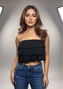 Ruffled Tube Top