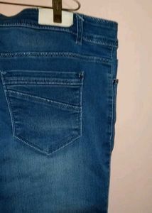 Navy Blue Denim Jeans