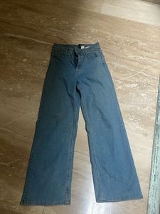 Wide Leg Denim Jeans (26-28inch) stretchable