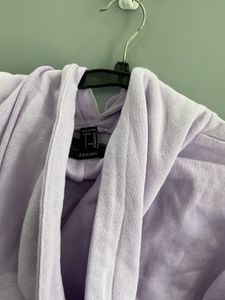 Lilac Crop Hoodie