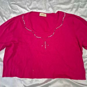 Oversized Crop Top