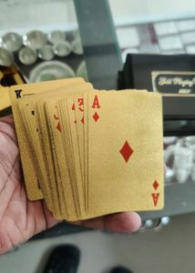 Gold Playing Cards Set