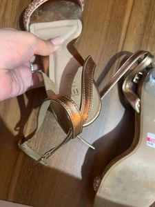 Metro Glass Heel Sandals