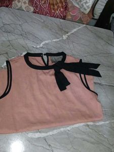 New Top With Bow Tie Design