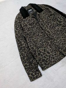 Zara leopard print jacket