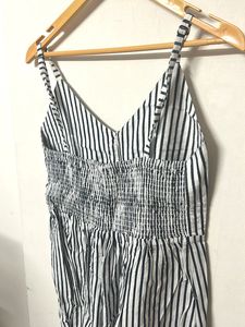 xl Striped Button-Down Sundress