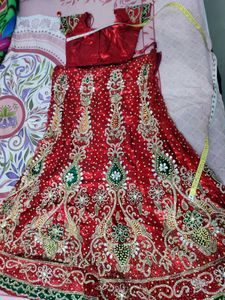 Beautiful Bridal Lhanga Dress