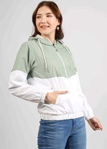 Color Block Windbreaker Jacket, XL SIZE