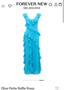 Olive Petite Ruffle Dress