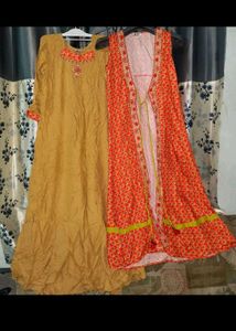 Aarya Designer exclusive Kurti and Shrug