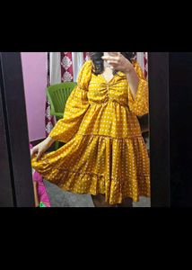 Yellow Dress(polka dot)