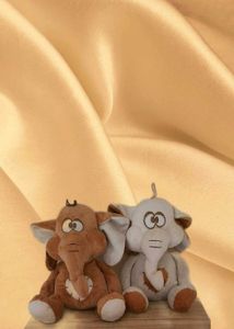 Cute Elephant Plush Toys (Set of 2)