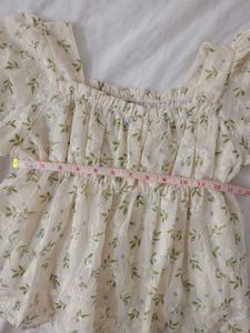 Floral Lace Puff Sleeve Top