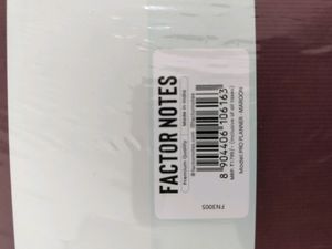 Maroon Factor Notes Planner