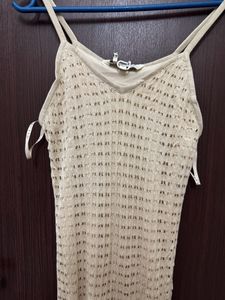 Beige Bodycon Dress
