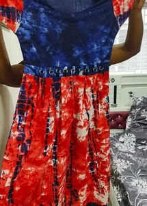 Blue Winter Midi Dress 👗❤️