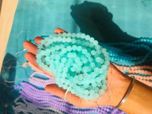 Green Round Jade Beads