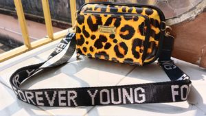 Leopard Print Crossbody Bag