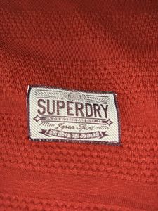 Superdry Brand New Orange Textured T-Shirt