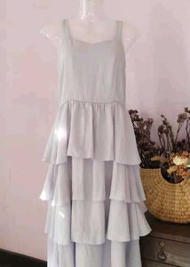 Powder Blue Flare Dress