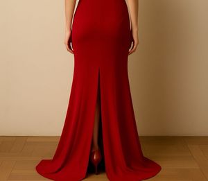 Elegant Red Gown