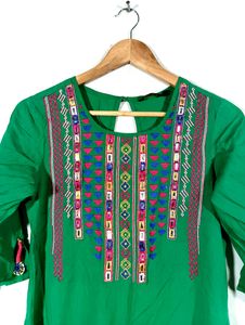 Dark Green Kurta