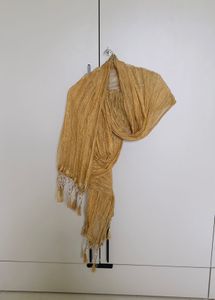 Golden Crushed Dupatta