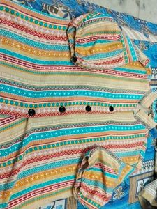 Striped Button-Down Shirt